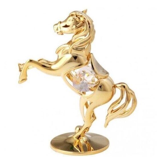 CRYSTOKRAFT Souvenir "Horse" with SWAROVSKI Crystals – Symbol of 2026